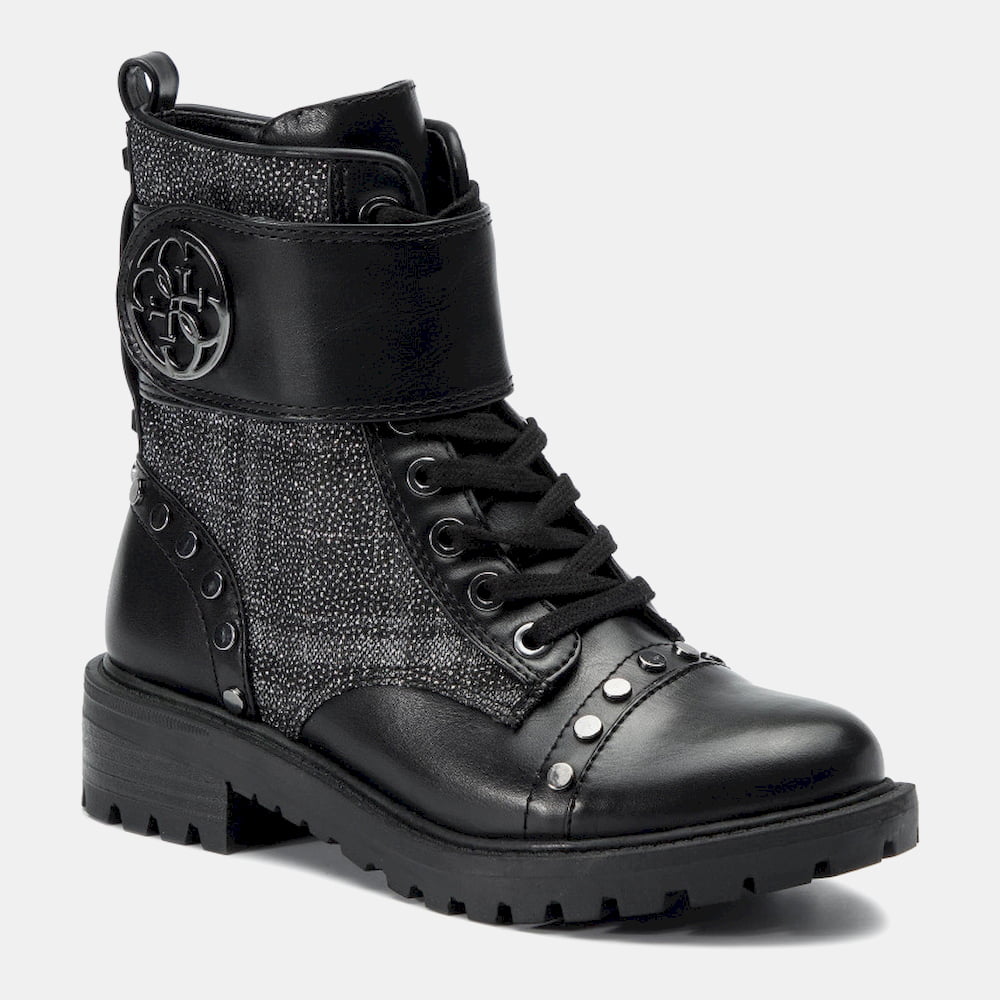 Guess Sapatilhas Bota Sneakers Boots Fl7ht2 Black Preto Shot2