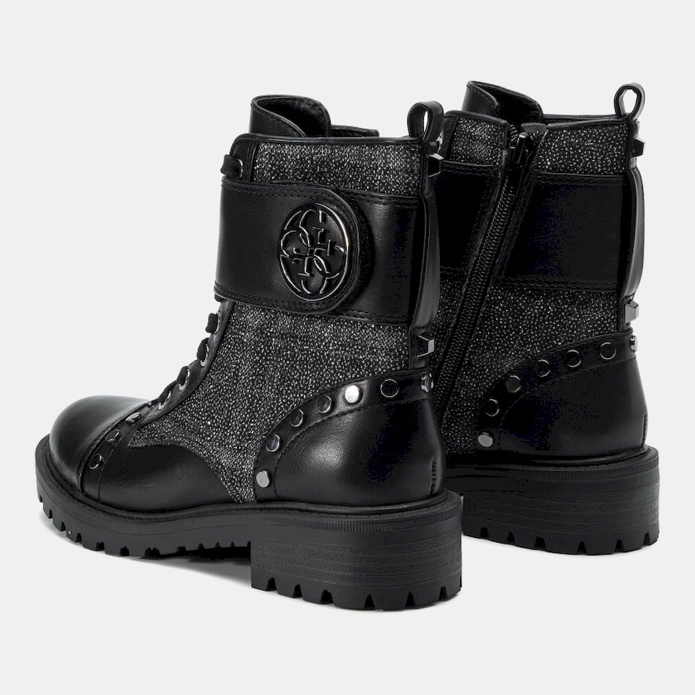 Guess Sapatilhas Bota Sneakers Boots Fl7ht2 Black Preto Shot8