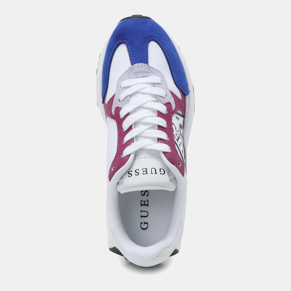 Guess Sapatilhas Sneakers Shoes Fl5cbbele12 White Blue Branco Azul Shot7