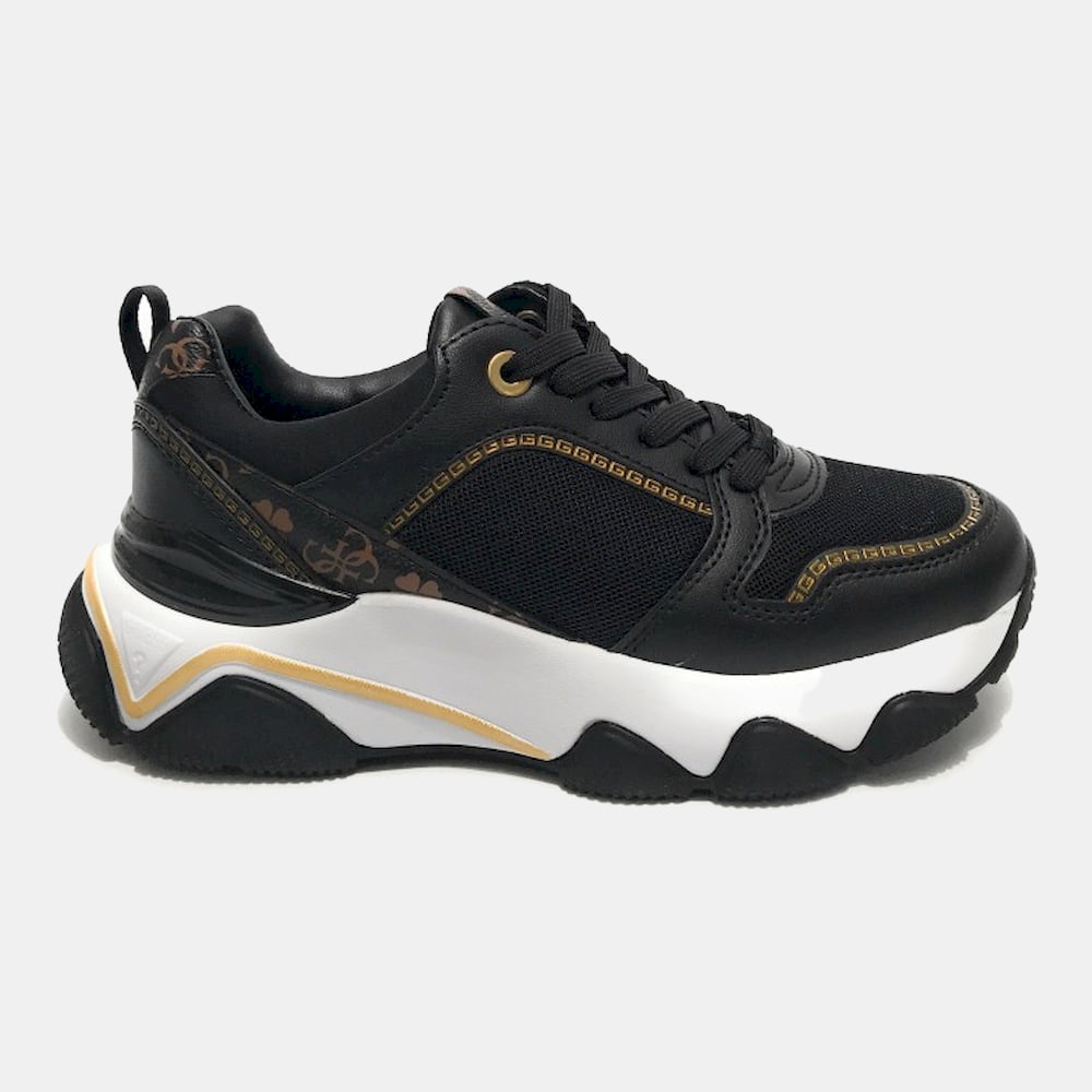 Guess Sapatilhas Sneakers Shoes Fl5mgsfal12 Black Preto Shot10
