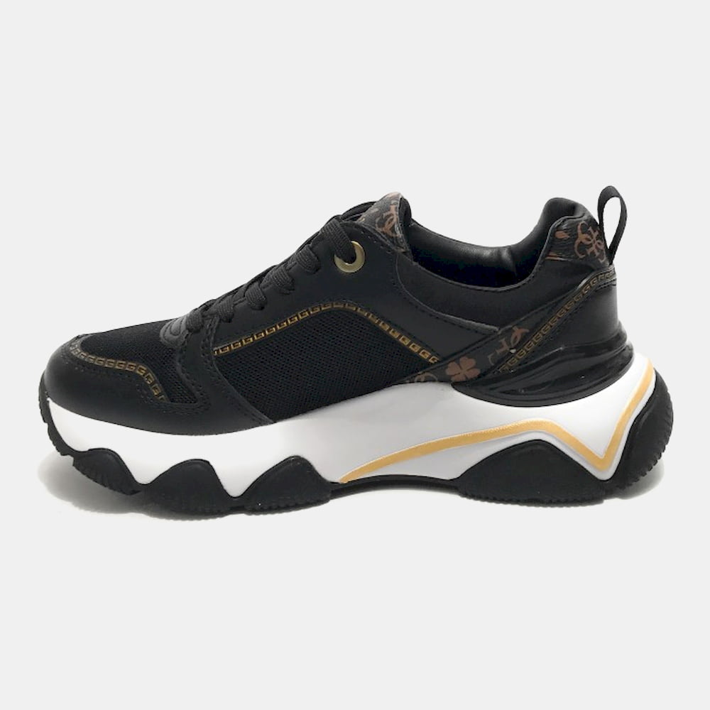 Guess Sapatilhas Sneakers Shoes Fl5mgsfal12 Black Preto Shot5