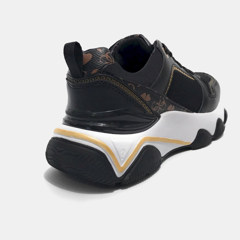 Guess Sapatilhas Sneakers Shoes Fl5mgsfal12 Black Preto Shot7
