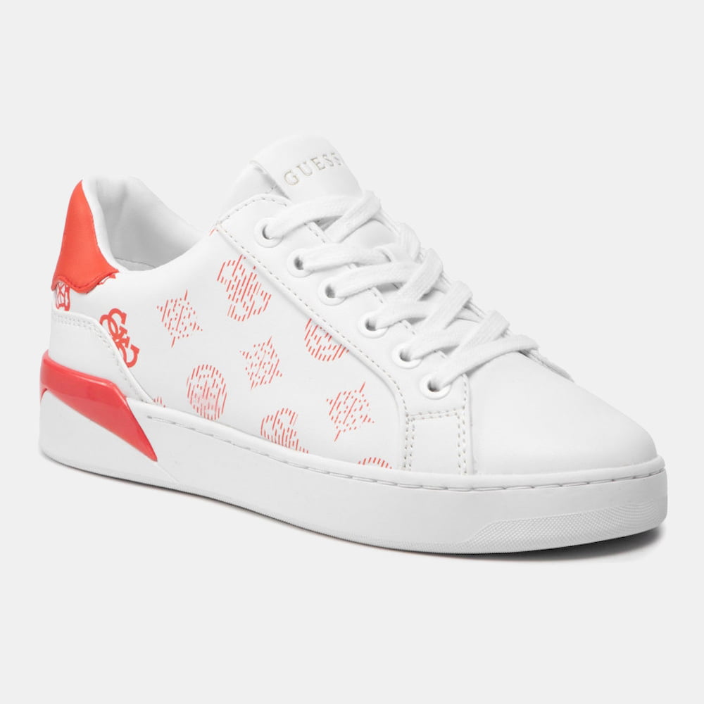 Guess Sapatilhas Sneakers Shoes Fl5rfrfal12 White Red Branco Vermelho1 Resultado