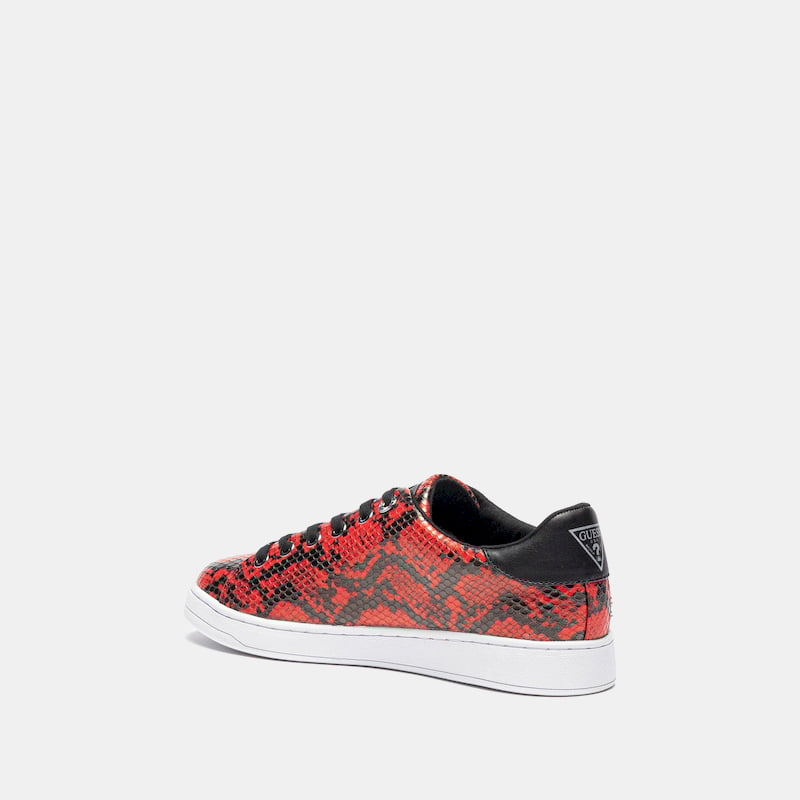 Guess Sapatilhas Sneakers Shoes Fl7cat Mid.red Vermelho Shot2