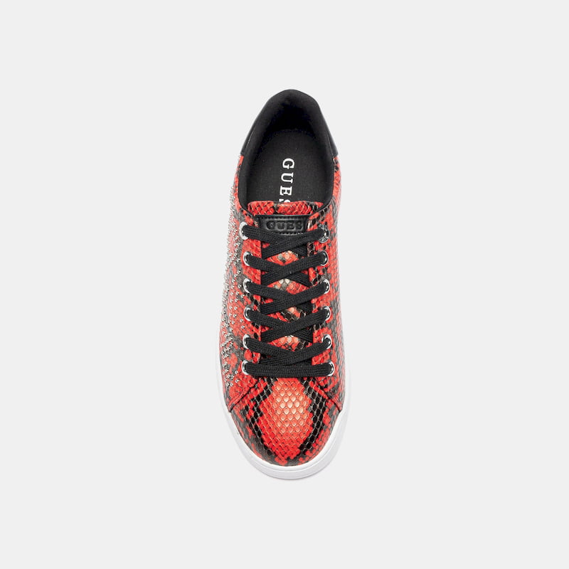 Guess Sapatilhas Sneakers Shoes Fl7cat Mid.red Vermelho Shot4