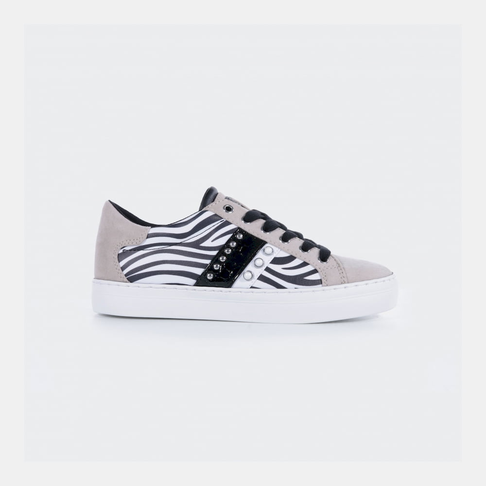 Guess Sapatilhas Sneakers Shoes Fl7grypel12 Zebra Zebra Shot10