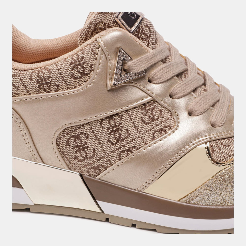 Guess Sapatilhas Sneakers Shoes Fl7movfal12 Beige.logo Beige Shot12
