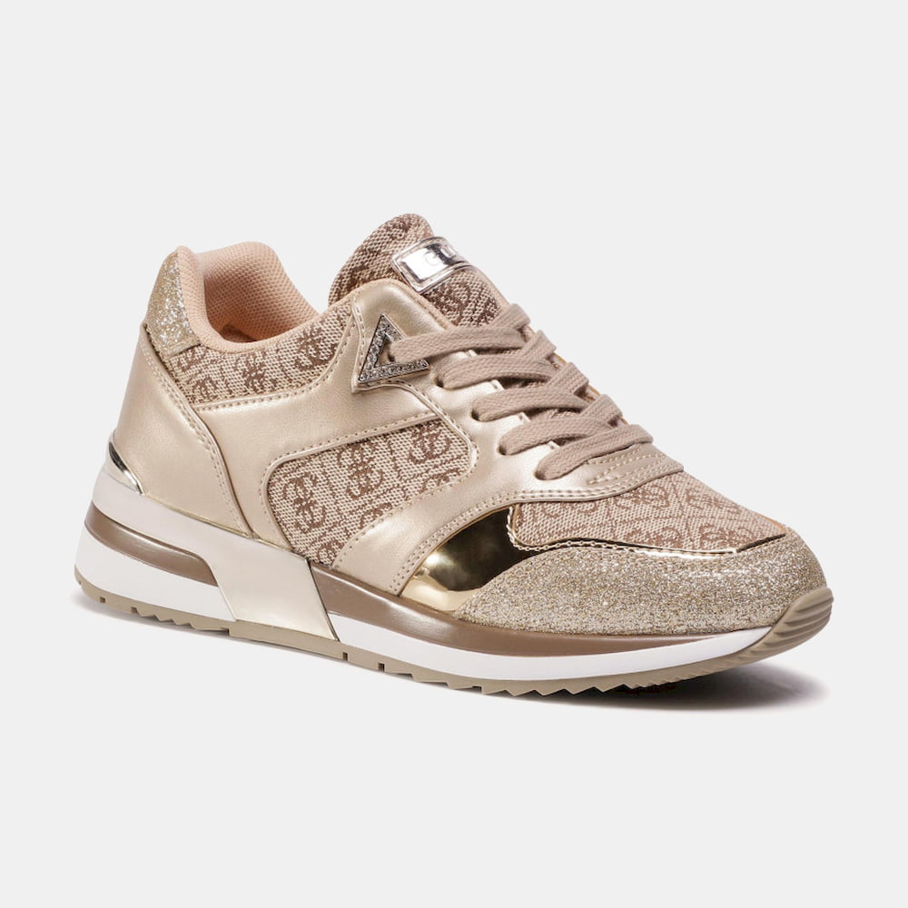 Guess Sapatilhas Sneakers Shoes Fl7movfal12 Beige.logo Beige Shot2