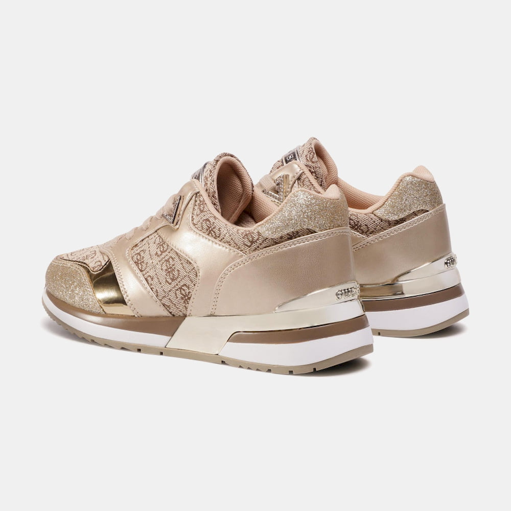 Guess Sapatilhas Sneakers Shoes Fl7movfal12 Beige.logo Beige Shot6