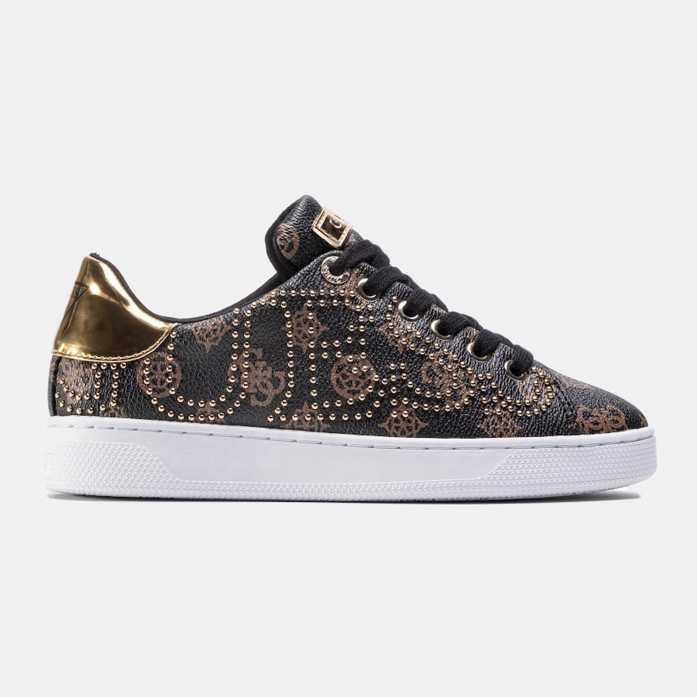 Guess Sapatilhas Sneakers Shoes Fl7razele12 Brown.logo Castanho Shot5