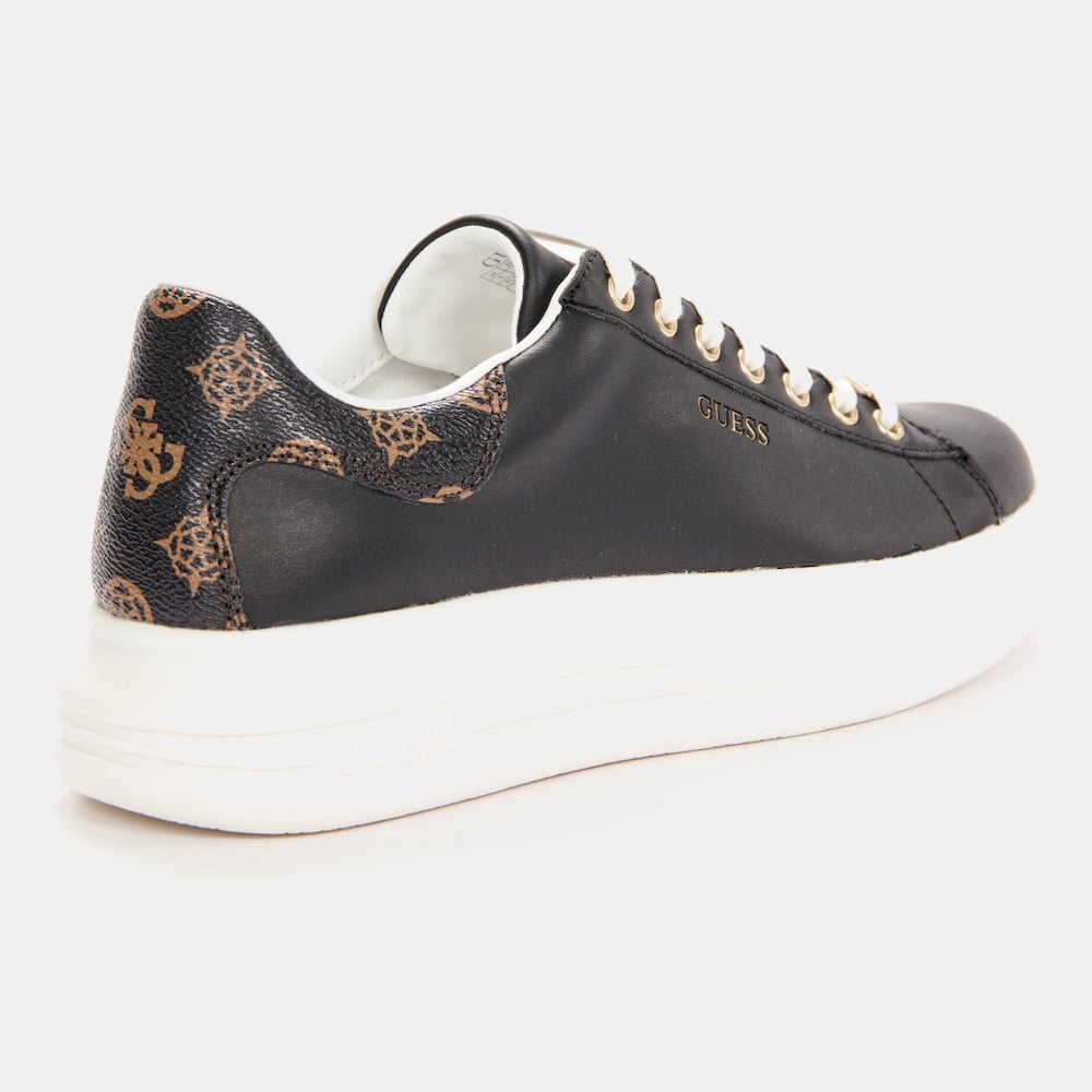Guess Sapatilhas Sneakers Shoes Fl7rnofal12 Blk Brown Preto Castanho Shot10