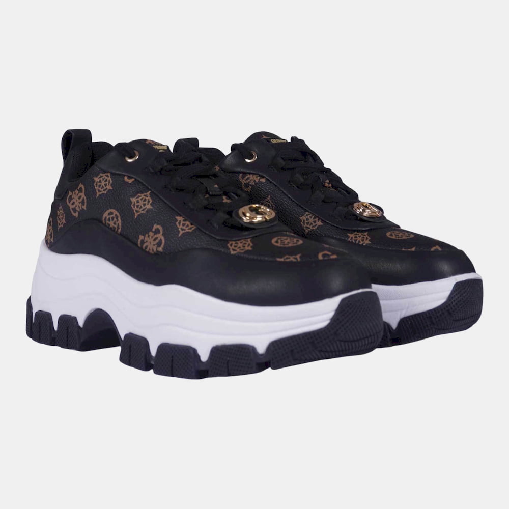 Guess Sapatilhas Sneakers Shoes Fl8bnifal12 Black.logo Preto Shot7