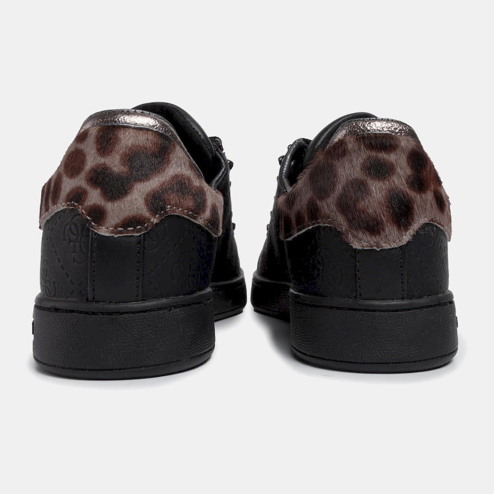 Guess Sapatilhas Sneakers Shoes Fl8chz Black Preto Shot16