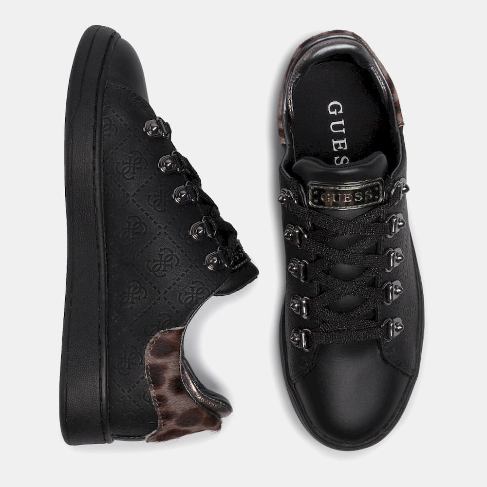 Guess Sapatilhas Sneakers Shoes Fl8chz Black Preto Shot8