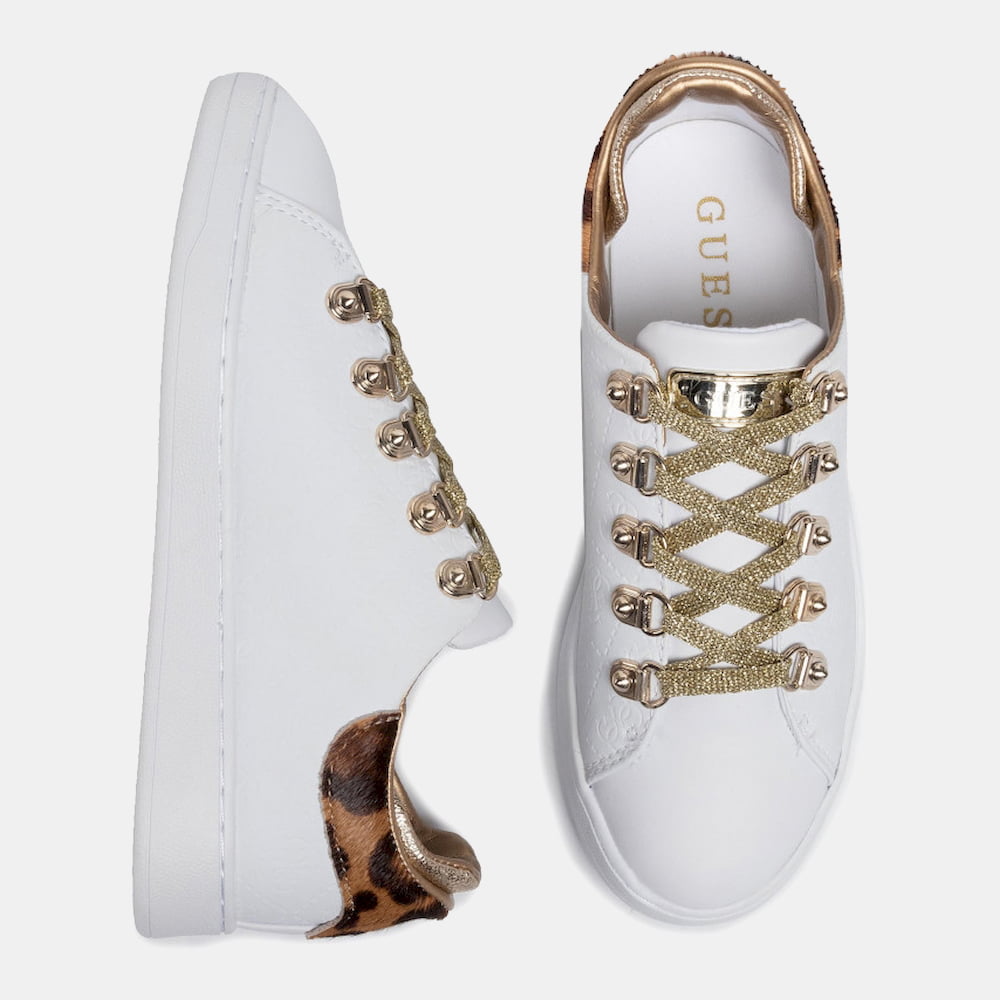 Guess Sapatilhas Sneakers Shoes Fl8chz White Branco Shot10