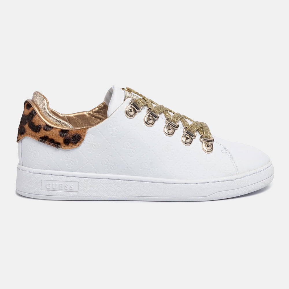 Guess Sapatilhas Sneakers Shoes Fl8chz White Branco Shot4