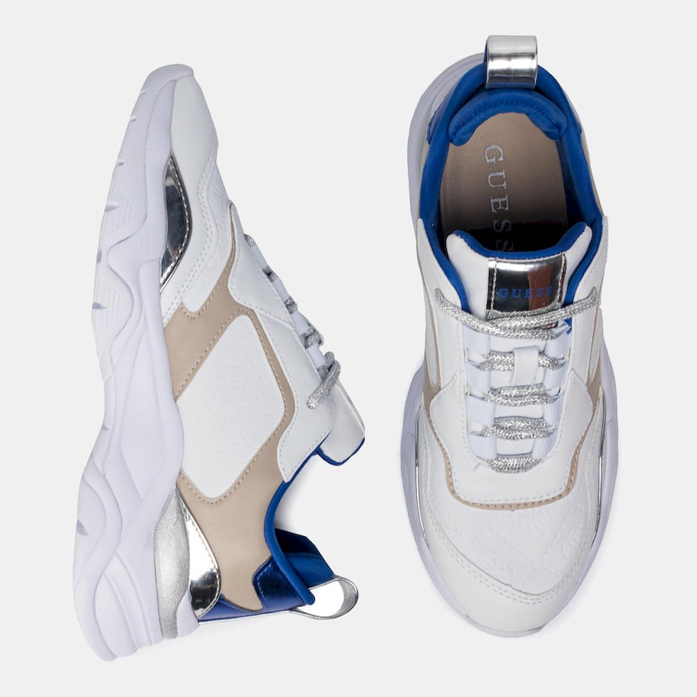 Guess Sapatilhas Sneakers Shoes Fl8fur White Branco Shot14