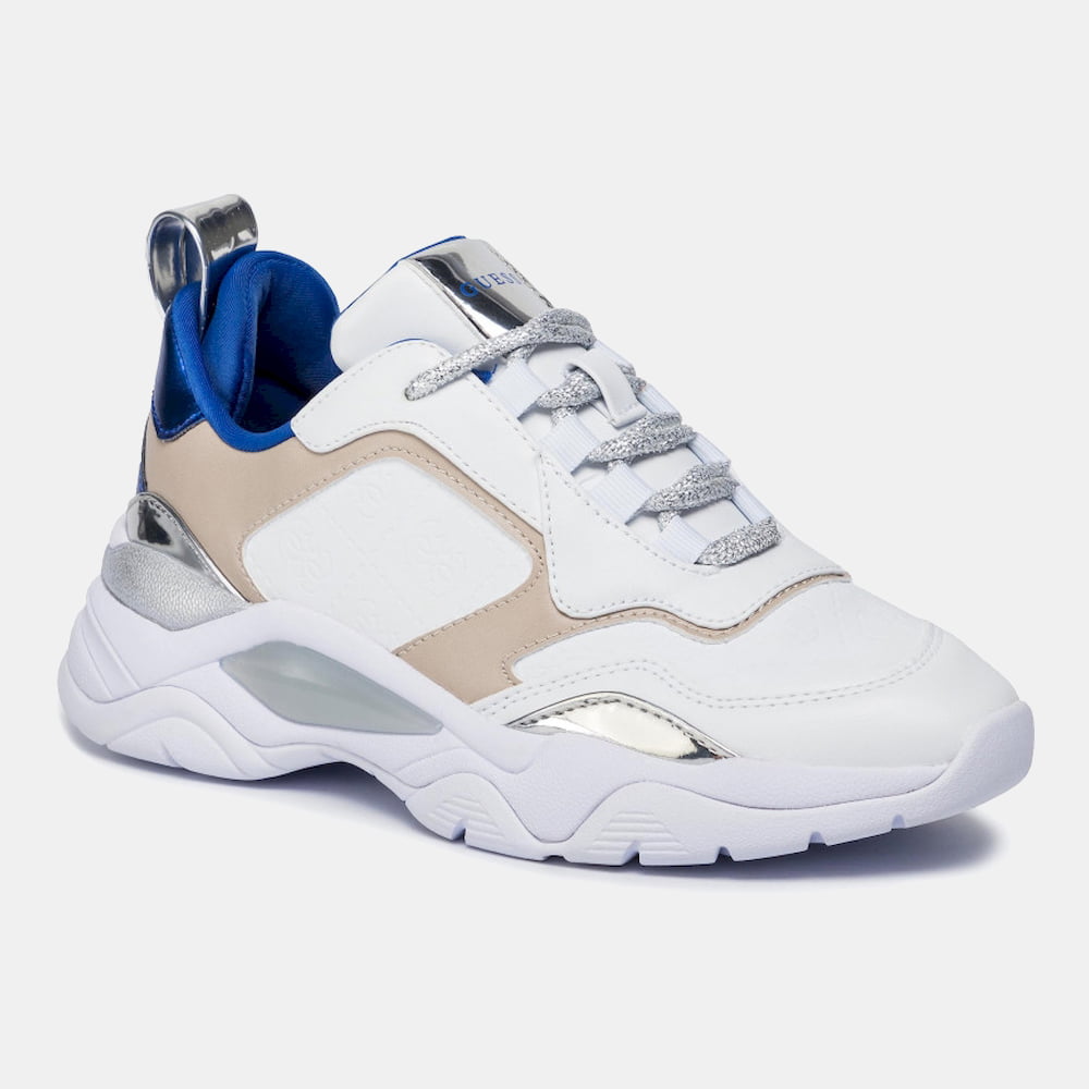 Guess Sapatilhas Sneakers Shoes Fl8fur White Branco Shot2