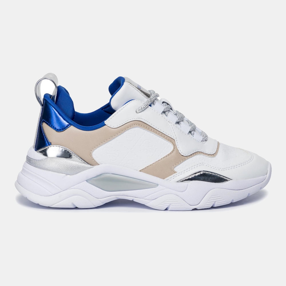Guess Sapatilhas Sneakers Shoes Fl8fur White Branco Shot4