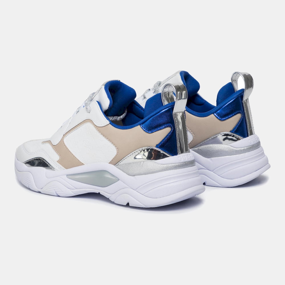 Guess Sapatilhas Sneakers Shoes Fl8fur White Branco Shot6