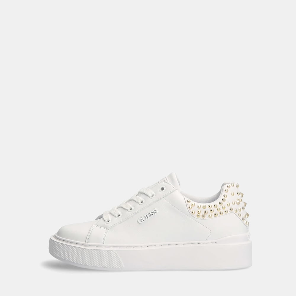Guess Sapatilhas Sneakers Shoes Fl8hallea12 White Branco Shot1