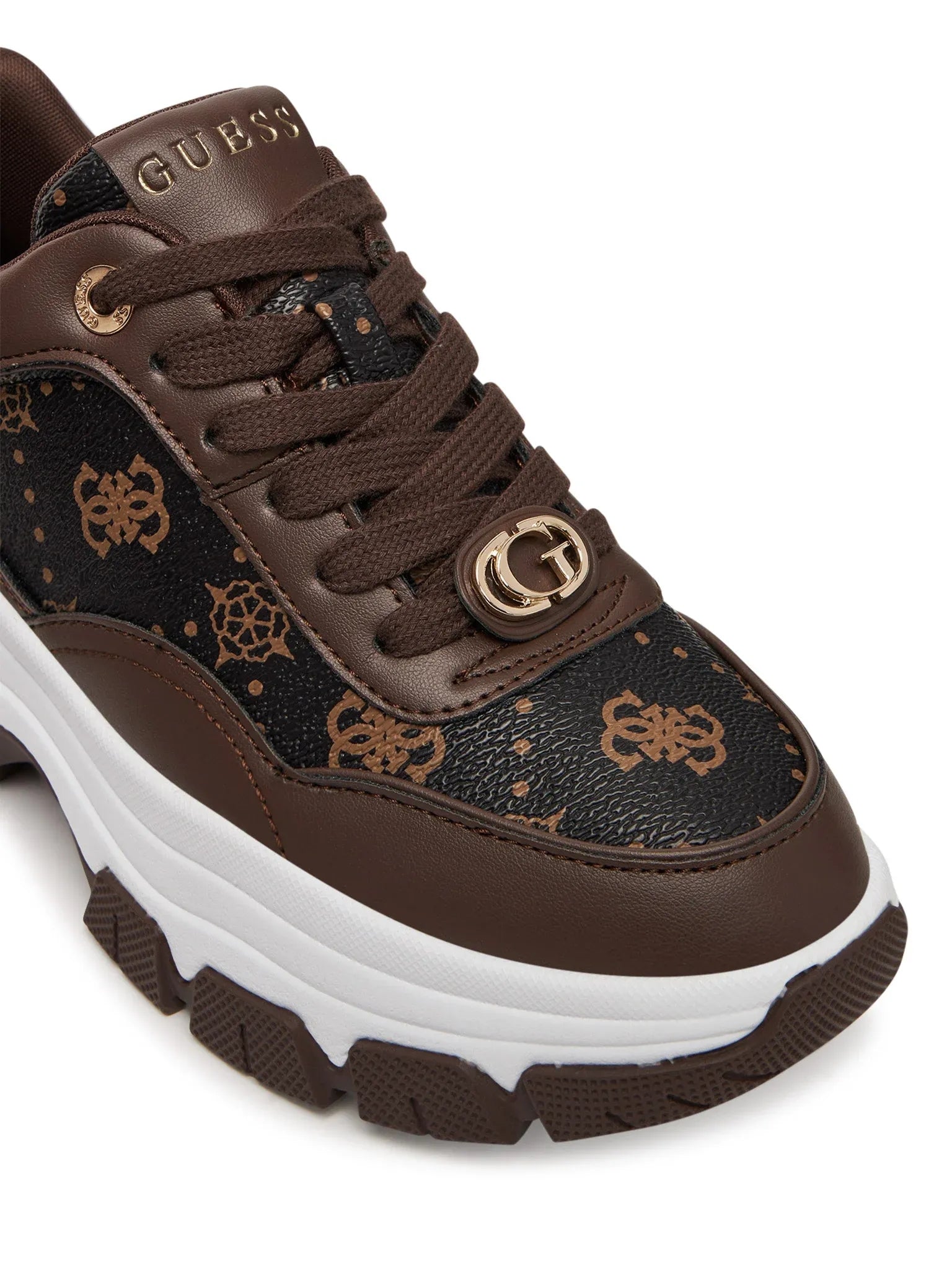 Guess Sapatilhas Sneakers Shoes Flfbrt Brown Castanho_shot6