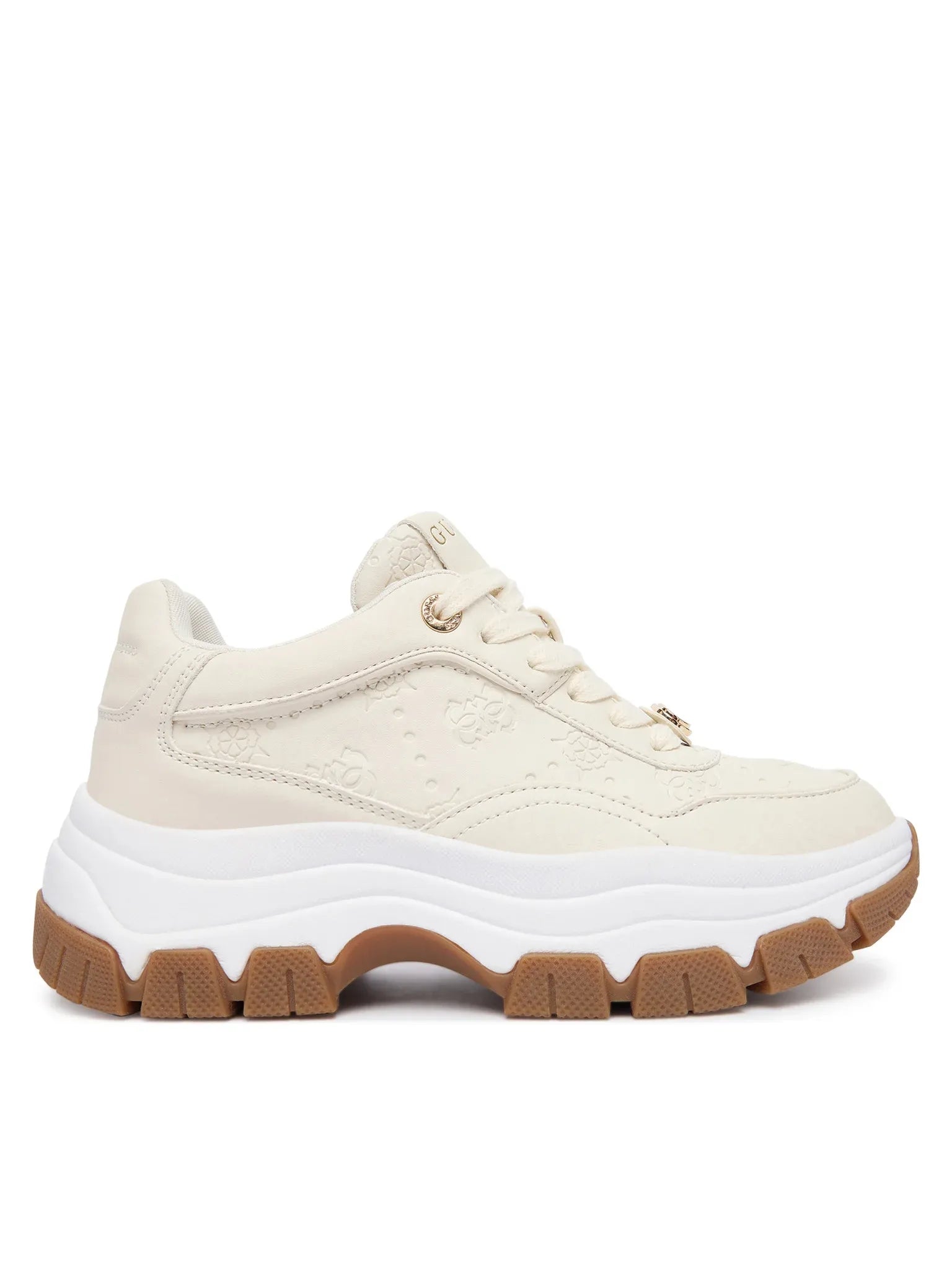 Guess Sapatilhas Sneakers Shoes Flfbrt Cream Creme_shot1