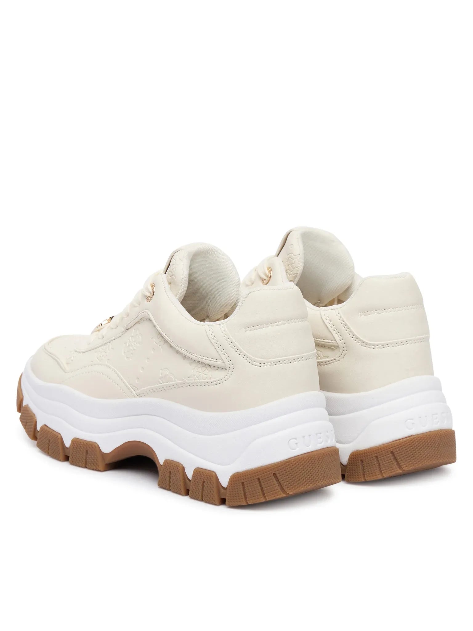 Guess Sapatilhas Sneakers Shoes Flfbrt Cream Creme_shot4