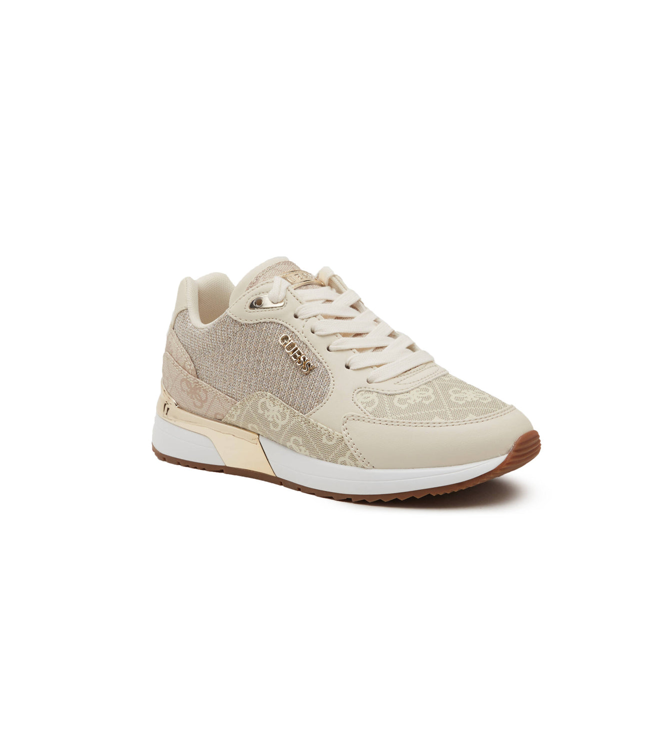Guess Sapatilhas Sneakers Shoes Fljmox Cream Creme_shot2