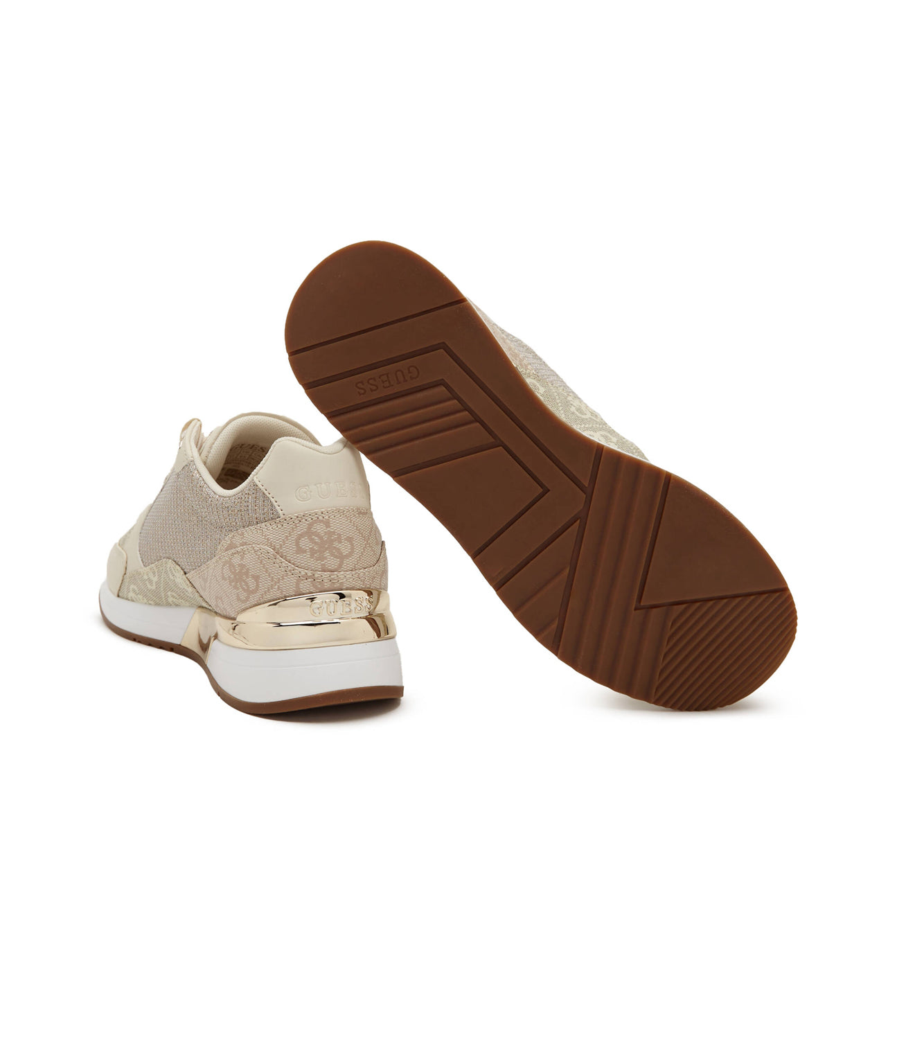 Guess Sapatilhas Sneakers Shoes Fljmox Cream Creme_shot3