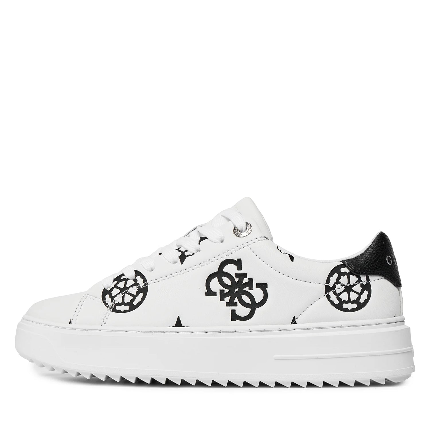 Guess Sapatilhas Sneakers Shoes Flpds4 Fal12 Whi Black Branco Preto_shot5