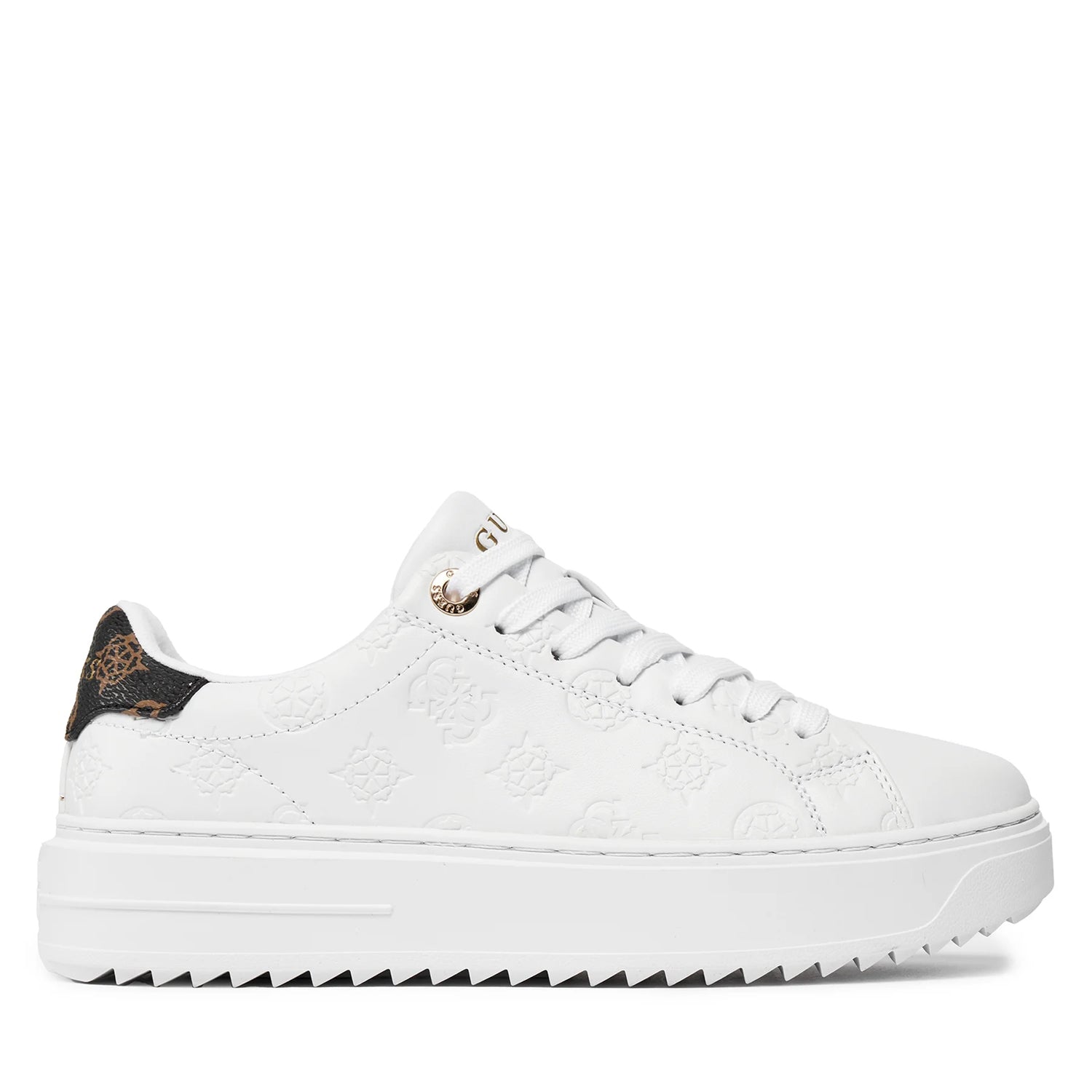 Guess Sapatilhas Sneakers Shoes Flpds4 Fal12 White Branco_shot1