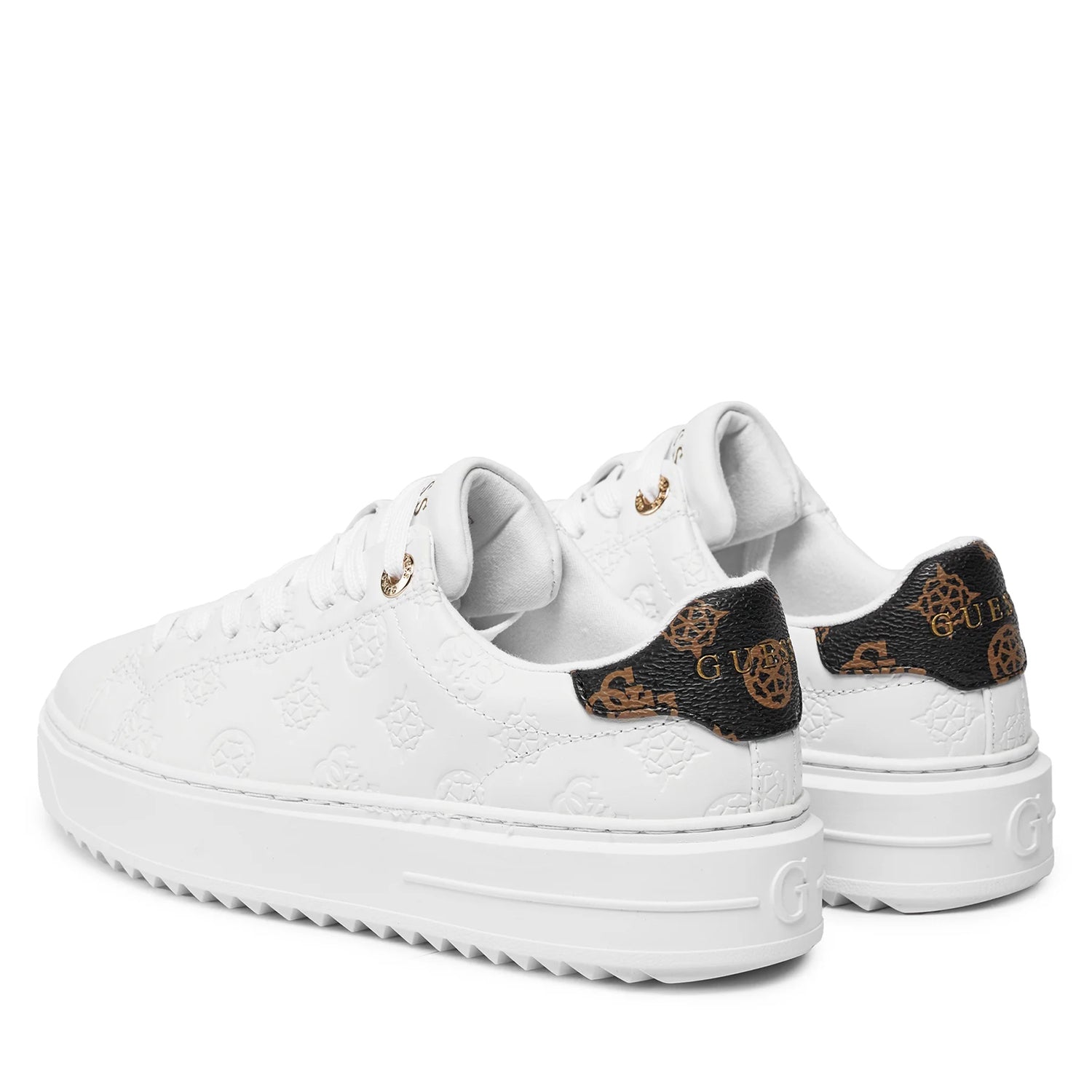 Guess Sapatilhas Sneakers Shoes Flpds4 Fal12 White Branco_shot2