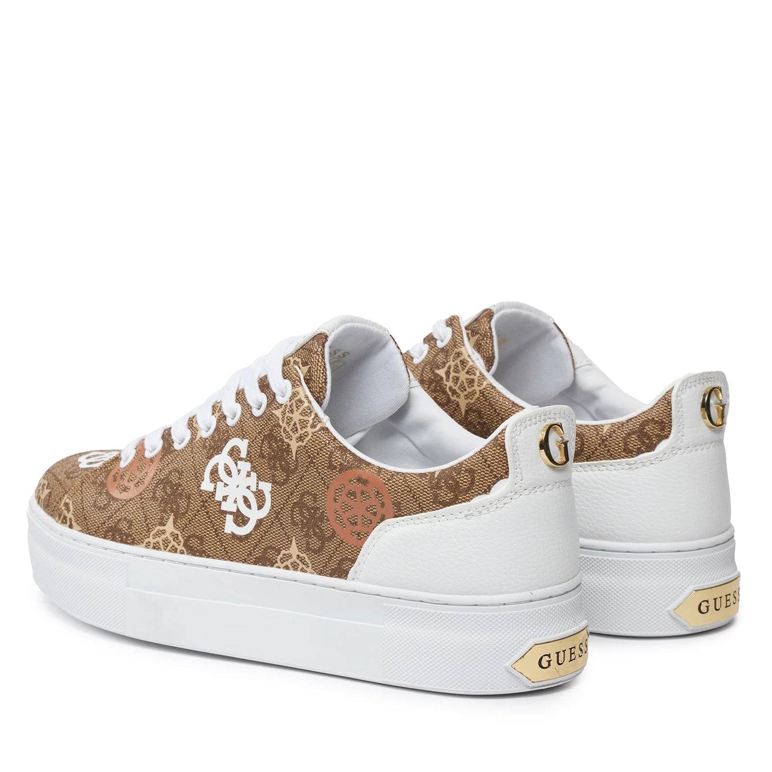 Guess Sapatilhas Sneakers Shoes Flpgn4 Beige Brwn Beige Castanho_shot2
