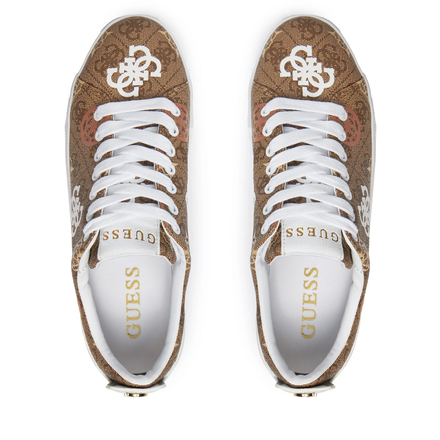 Guess Sapatilhas Sneakers Shoes Flpgn4 Beige Brwn Beige Castanho_shot4