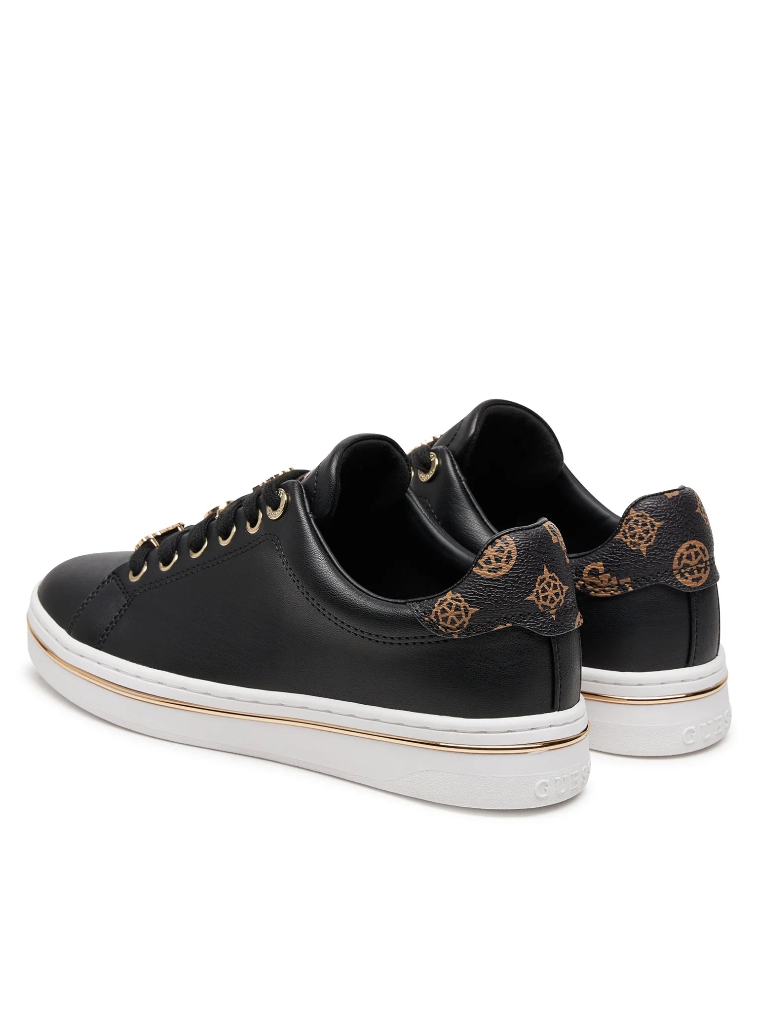 Guess Sapatilhas Sneakers Shoes Flpsta Black Preto_shot1