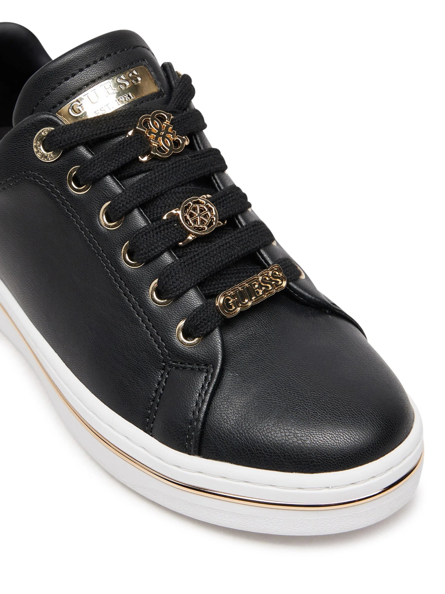 Guess Sapatilhas Sneakers Shoes Flpsta Black Preto_shot2