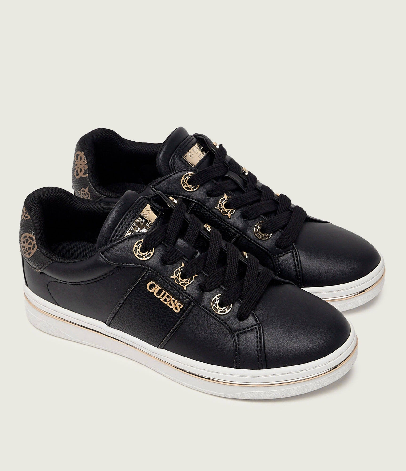 Guess Sapatilhas Sneakers Shoes Flpstw Black Preto_shot3
