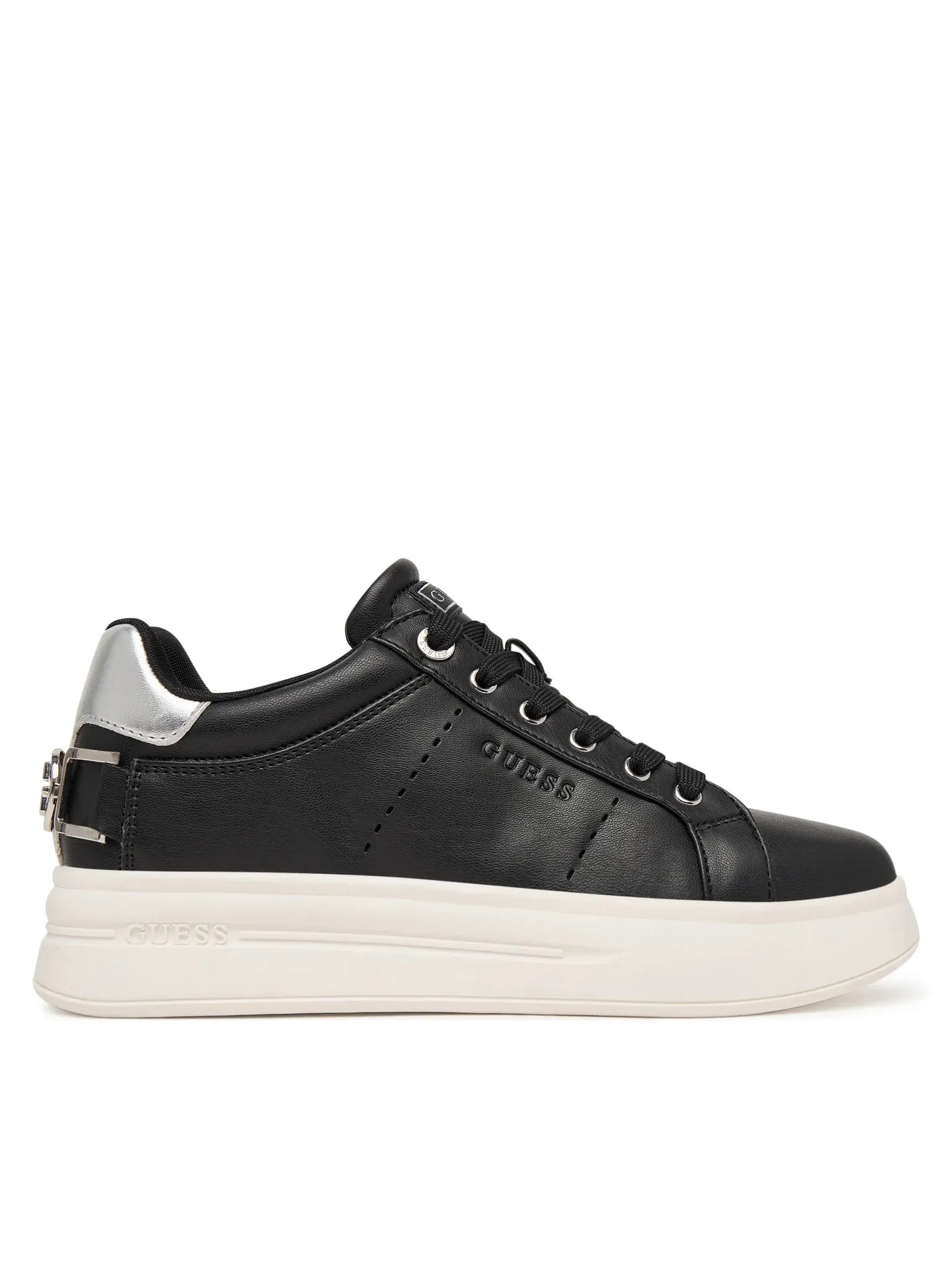Guess Sapatilhas Sneakers Shoes Flpwes Black Preto_shot1