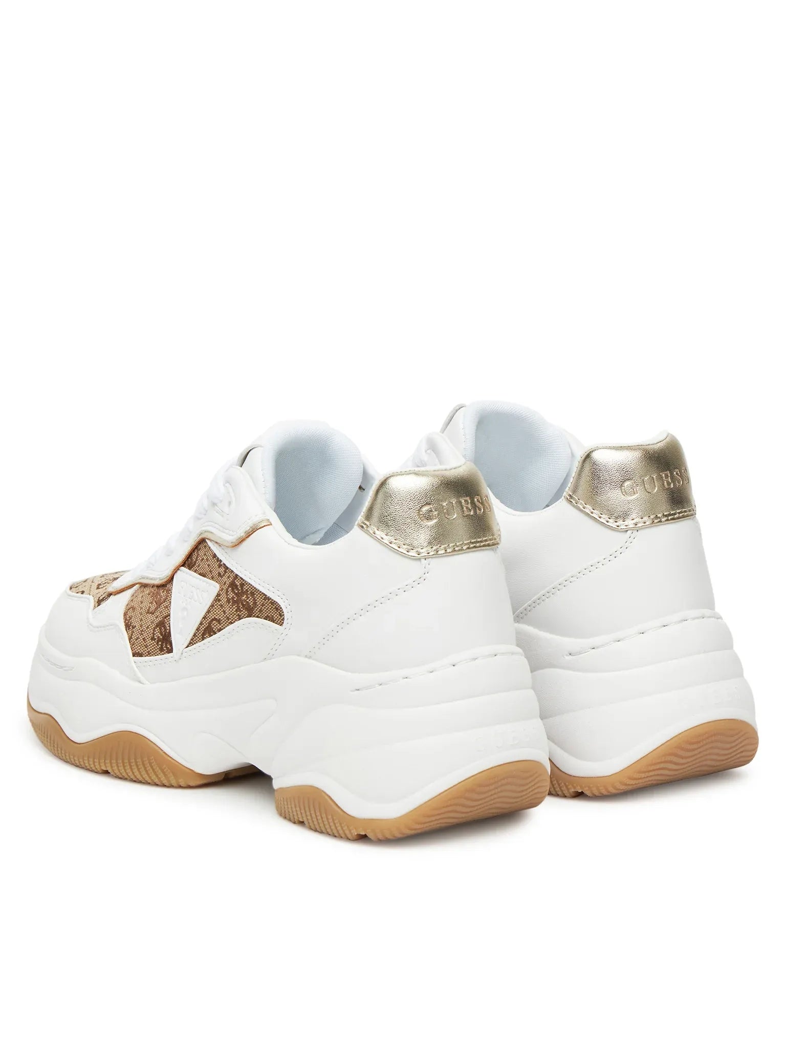 Guess Sapatilhas Sneakers Shoes Flthp4 White Beig Branco Beige_shot3