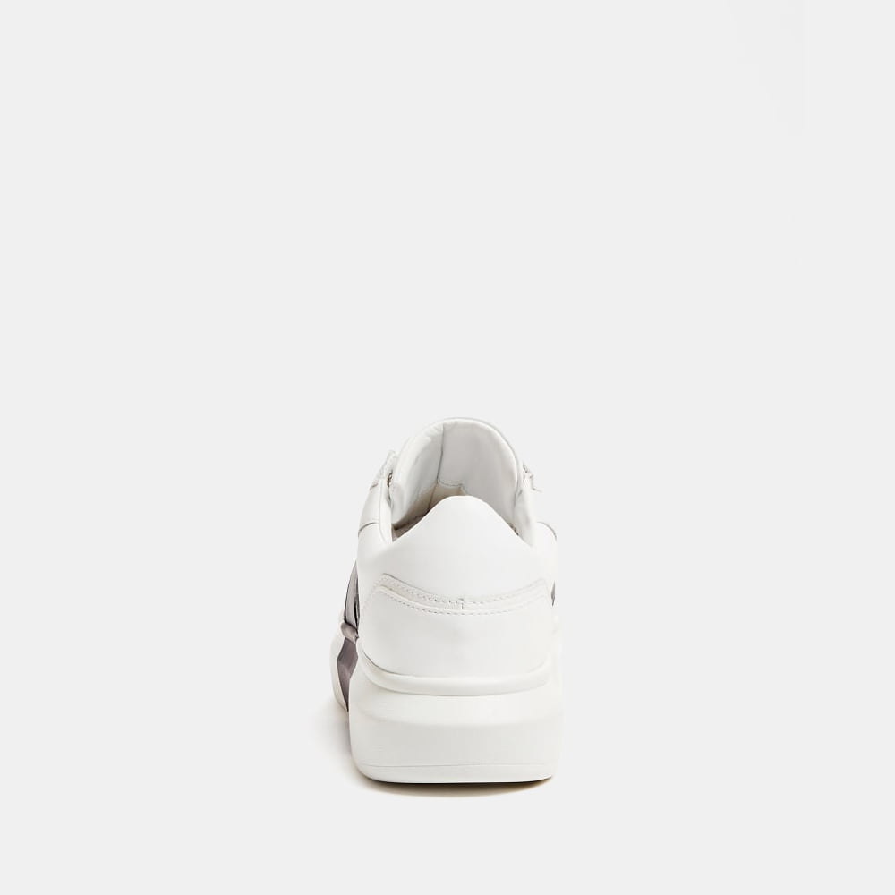 Guess Sapatilhas Sneakers Shoes Fm7sailea12 White Blue Branco Azul Shot3