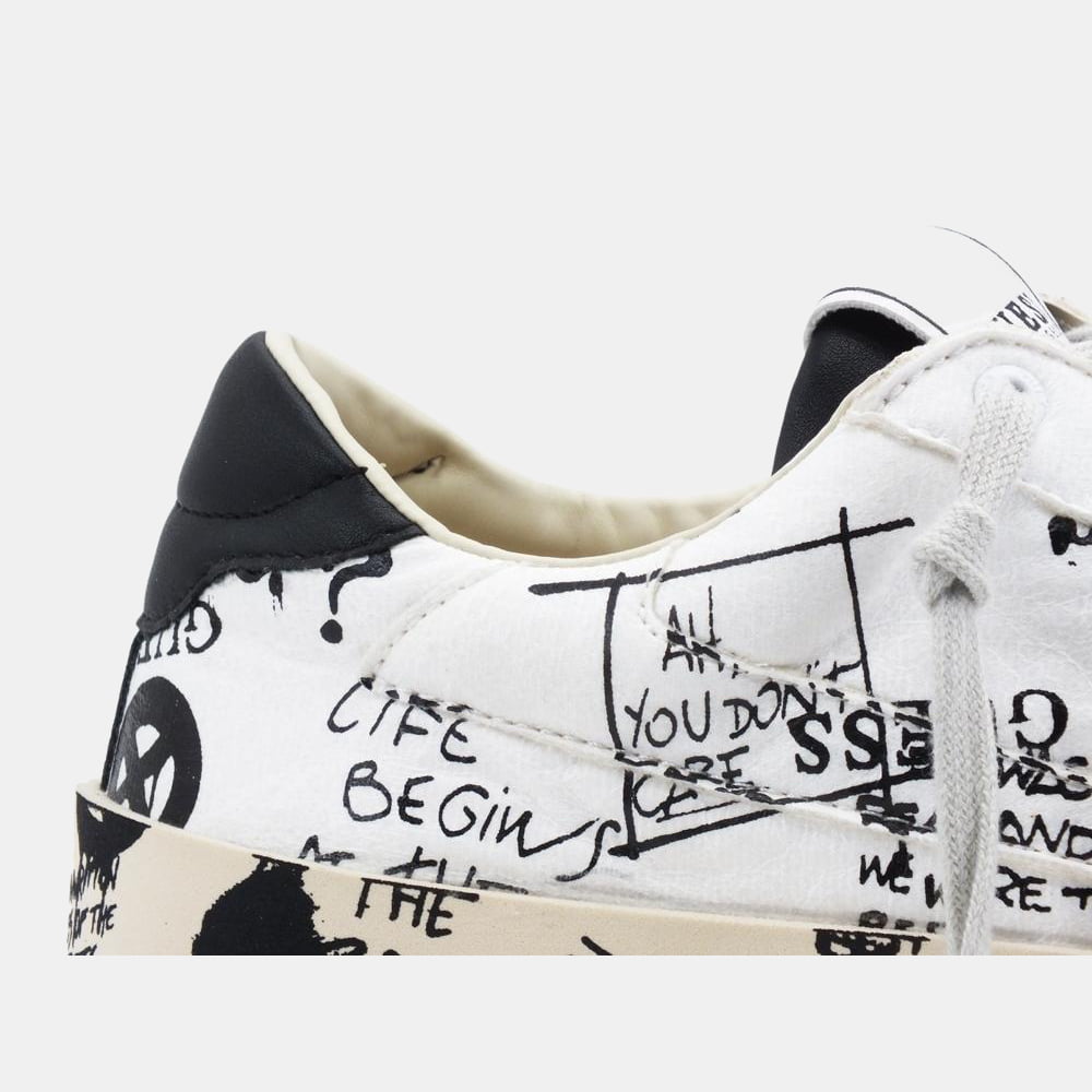 Guess Sapatilhas Sneakers Shoes Fm8firpel12 Whi Black Branco Preto Shot1