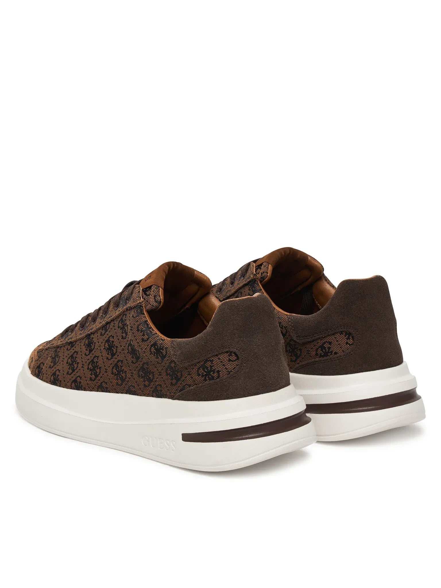 Guess Sapatilhas Sneakers Shoes Fmjeba Brown.logo Castanho_shot3