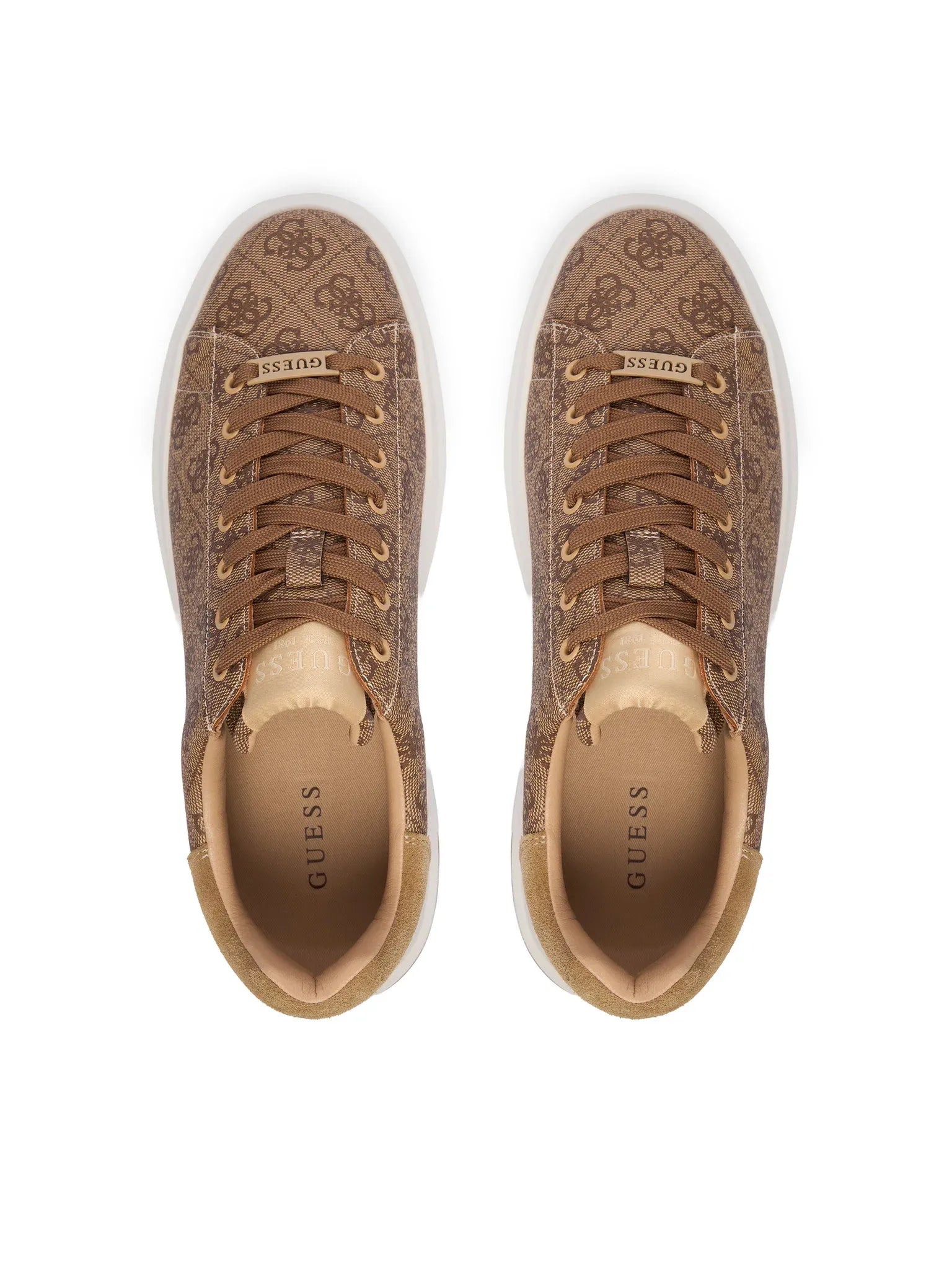 Guess Sapatilhas Sneakers Shoes Fmpela Beige Beige_shot6