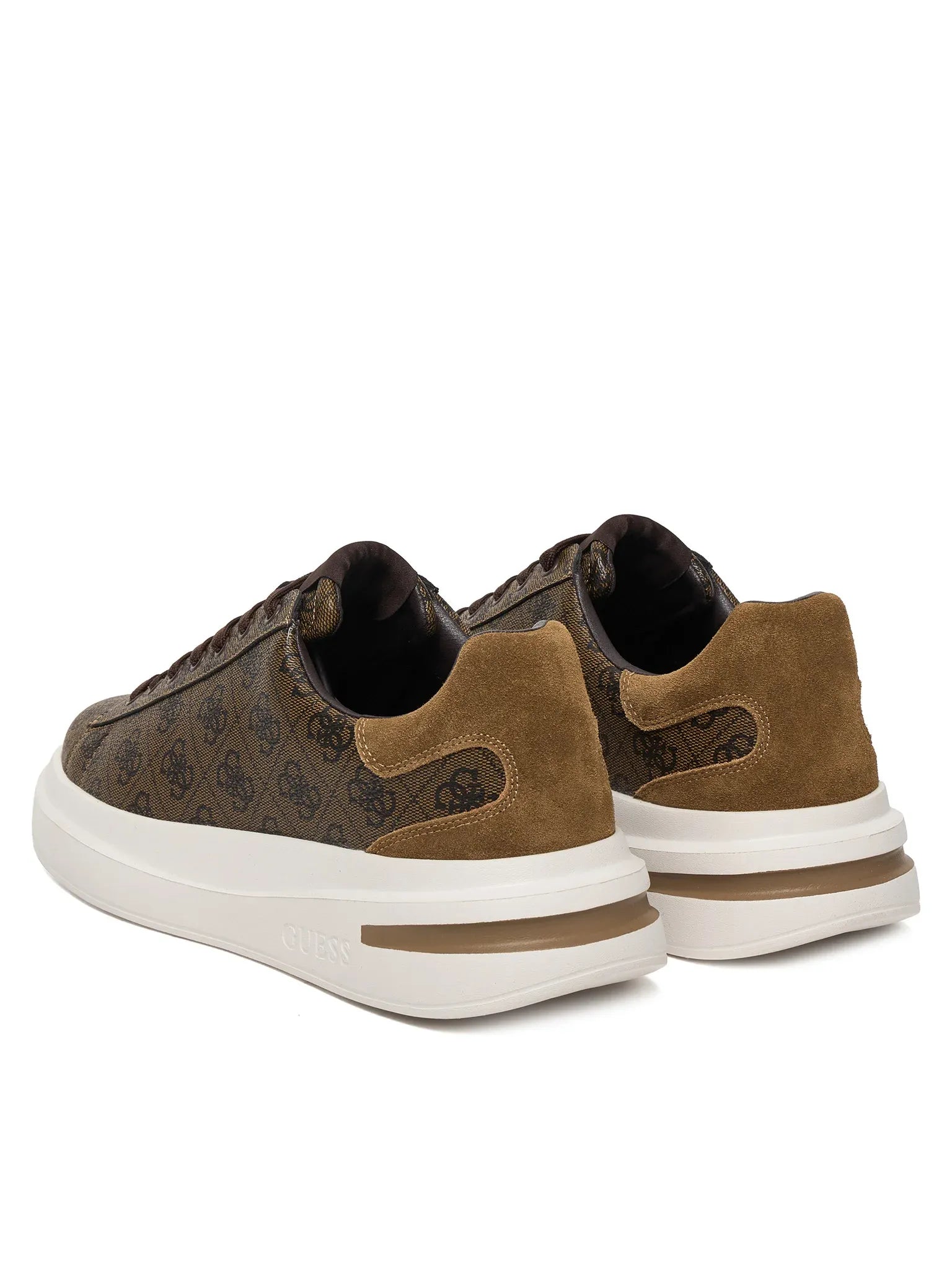 Guess Sapatilhas Sneakers Shoes Fmpela Brown Castanho_shot3
