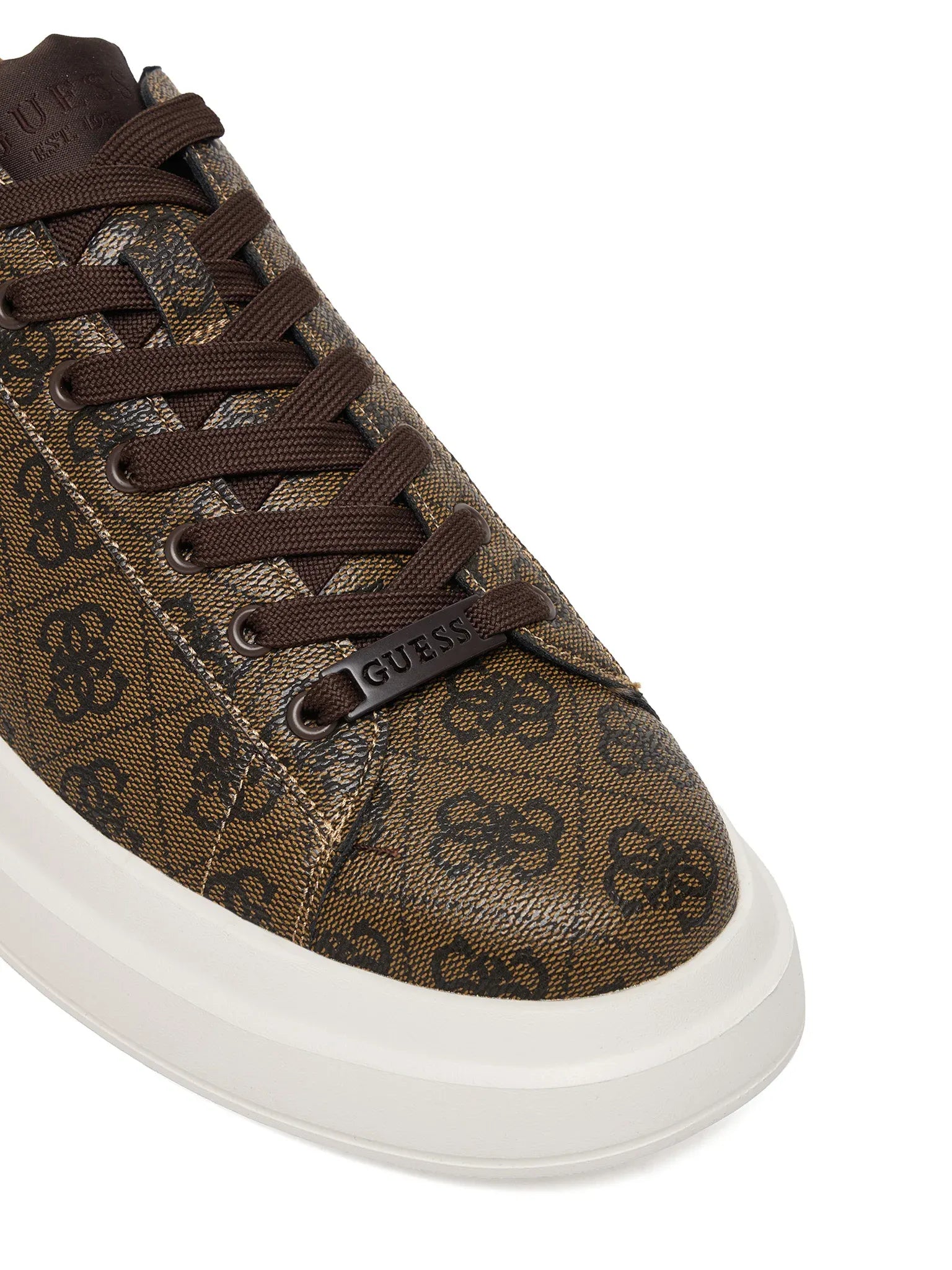 Guess Sapatilhas Sneakers Shoes Fmpela Brown Castanho_shot6