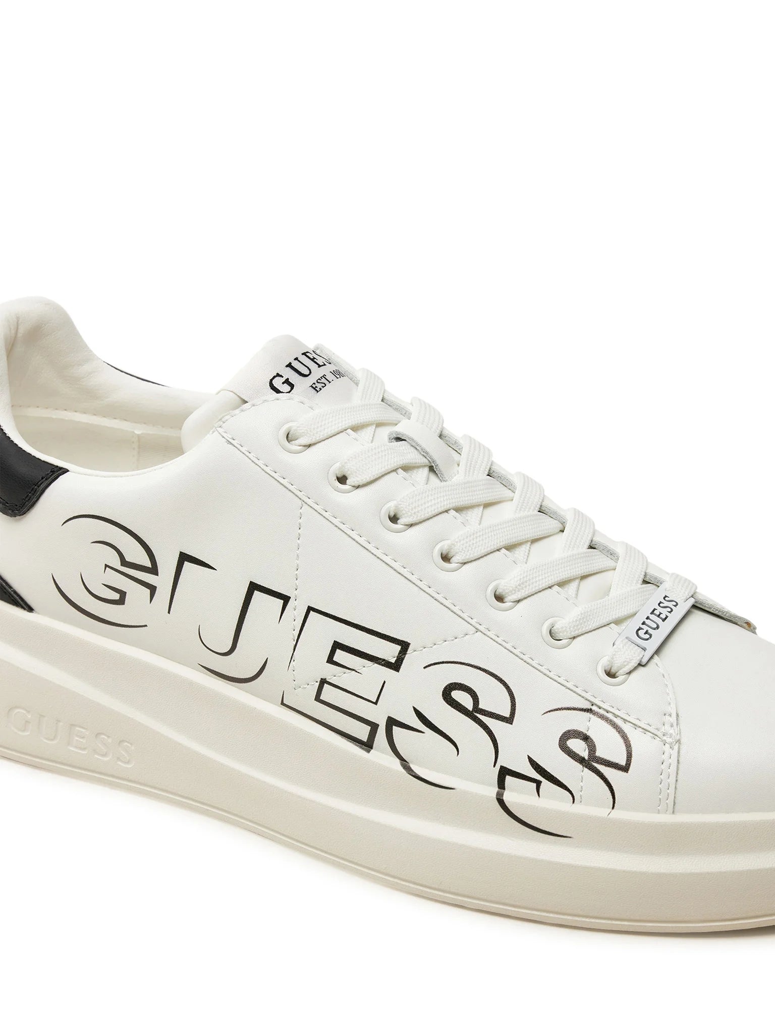 Guess Sapatilhas Sneakers Shoes Fmpelb White.logo Branco_shot5
