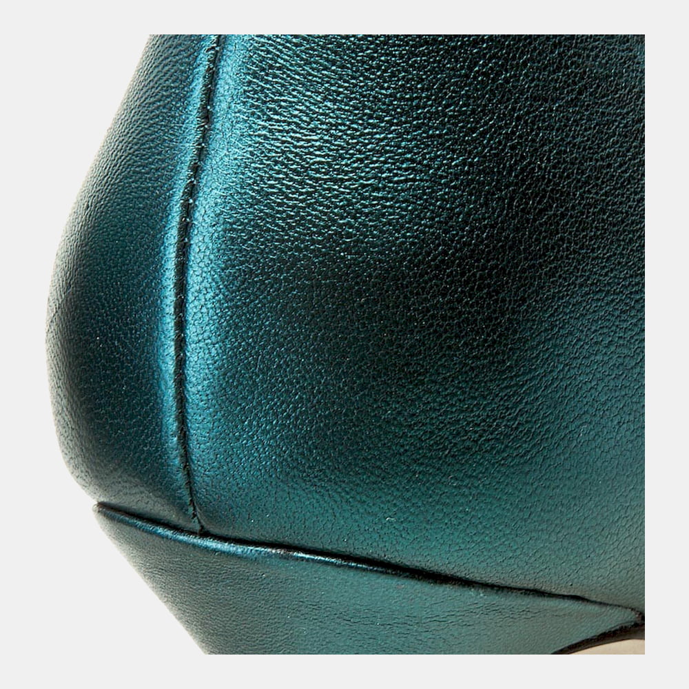 Guess Sapatos High Heels Flbay3 Green Verde Shot8