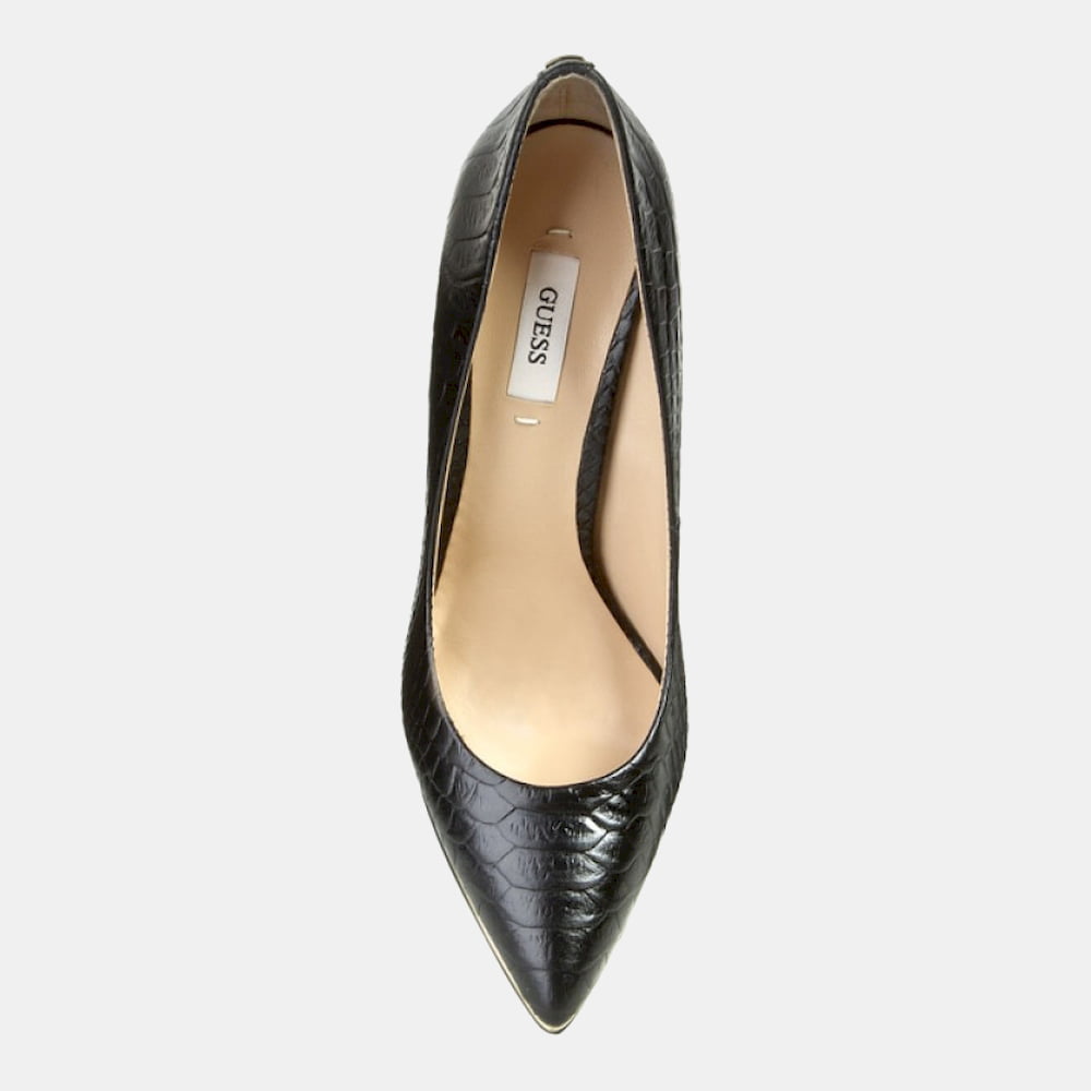 Guess Sapatos Shoes Fl4crb Pel Black Preto Shot12