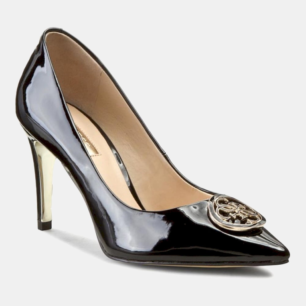 Guess Sapatos Shoes Flel21 Black Vern Preto Verniz Shot2